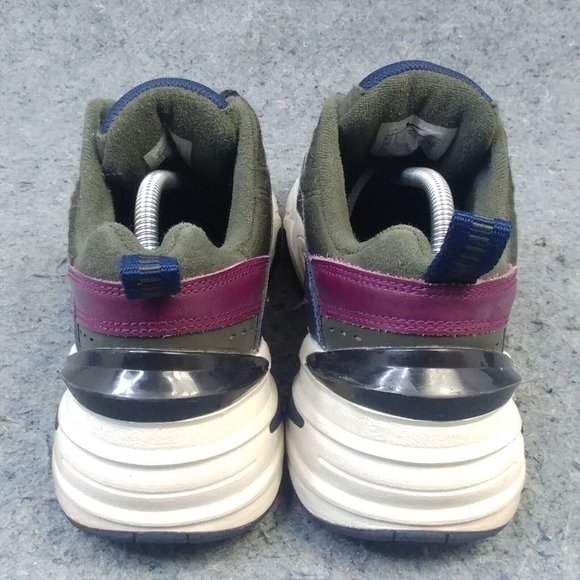 Nike M2K Tekno Mens 7 Shoes Blue Midnight Navy Bordeaux Sequoia AV4789-401 - Picture 11 of 12